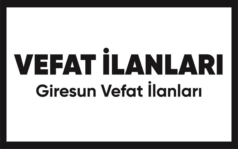 01.11.2025 CUMARTESİ VEFAT İLANLARI