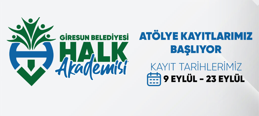 HALK AKADEMİSİNDE ATÖLYE KAYITLARI BAŞLIYOR